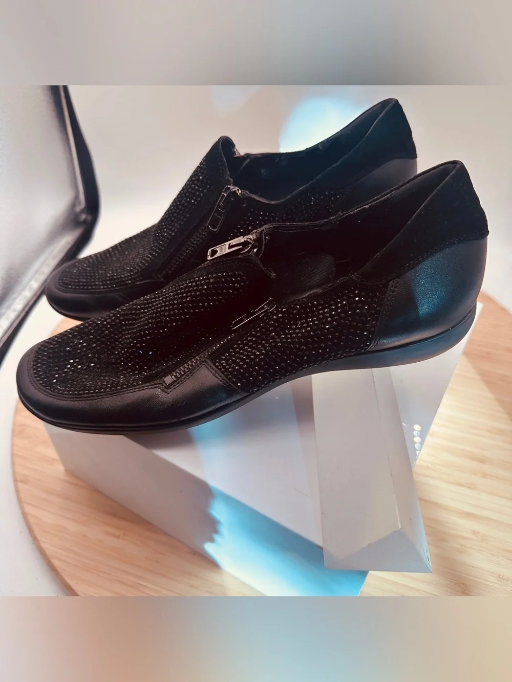Sesto Meucci sparkly loafers Size 8